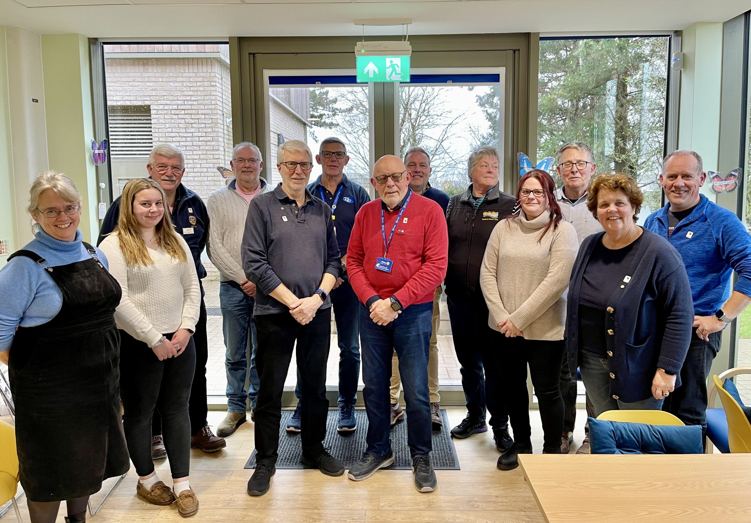 The River Dart Rotary Team with David Glover
