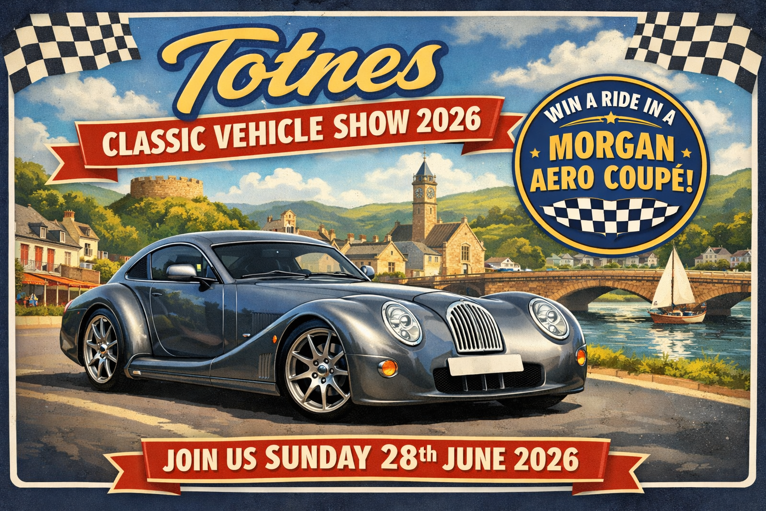 Win a ride in a morgan aero coupe